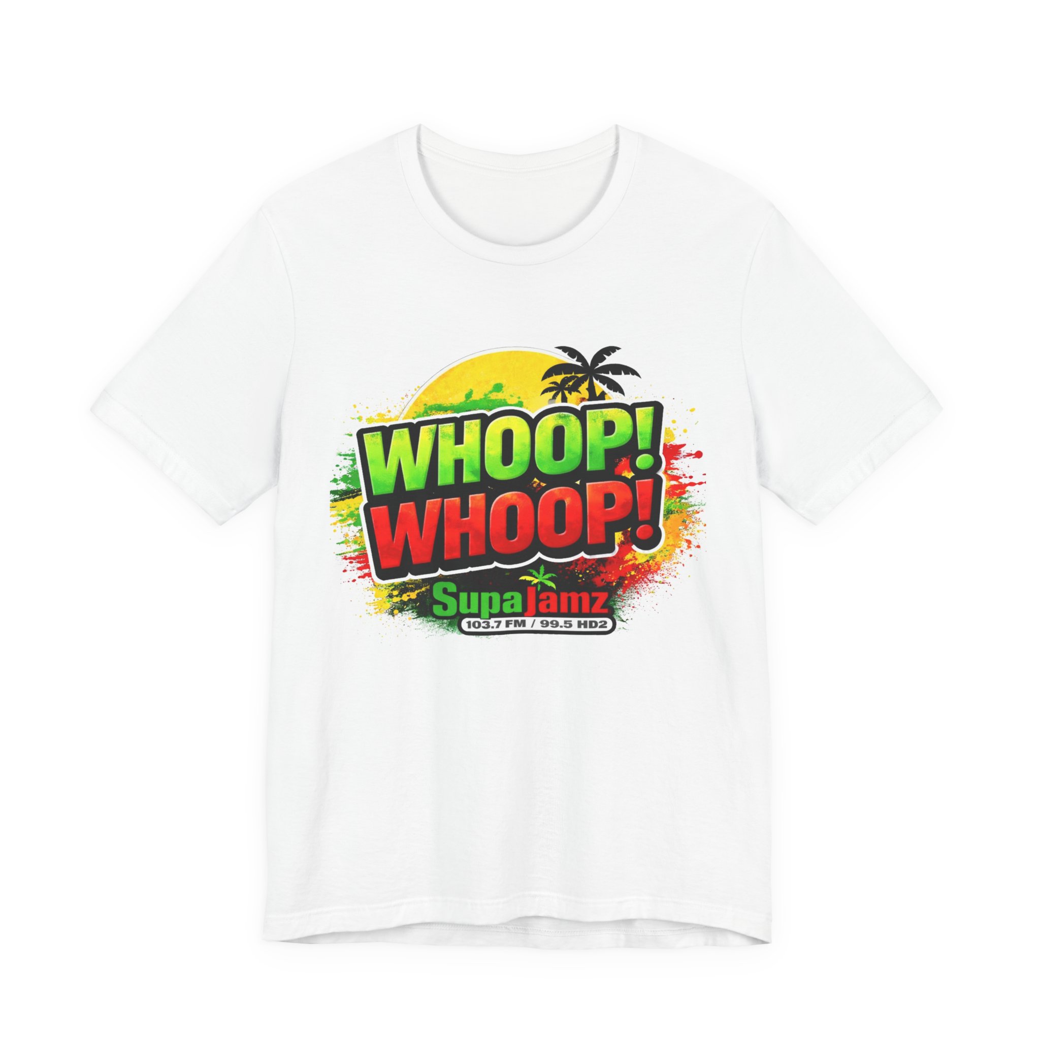 Whoop Whoop! Tropic Music Tee — Supa Jamz Reggae Vibe T-Shirt